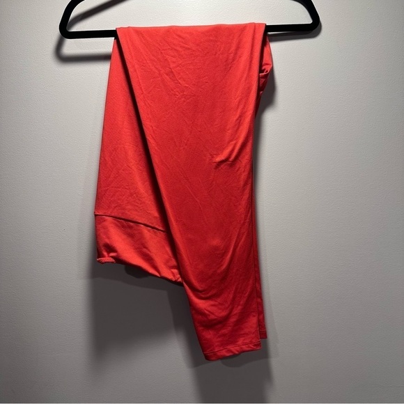 NWT LulaRoe OS Soft Leggings One Size 2-10 Small-Large Vibrant Fire Red/Orange - Picture 5 of 9